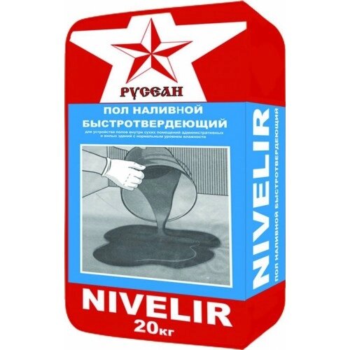 Наливной пол Русеан NIVELIR Нивелир 20 кг